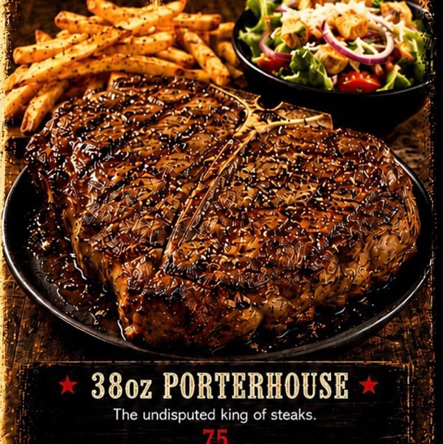 38 OUNCE PORTERHOUSE.