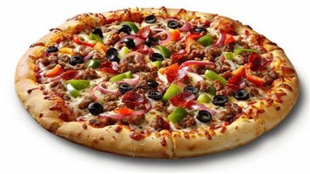 Medium 12” Supreme Pizza.
