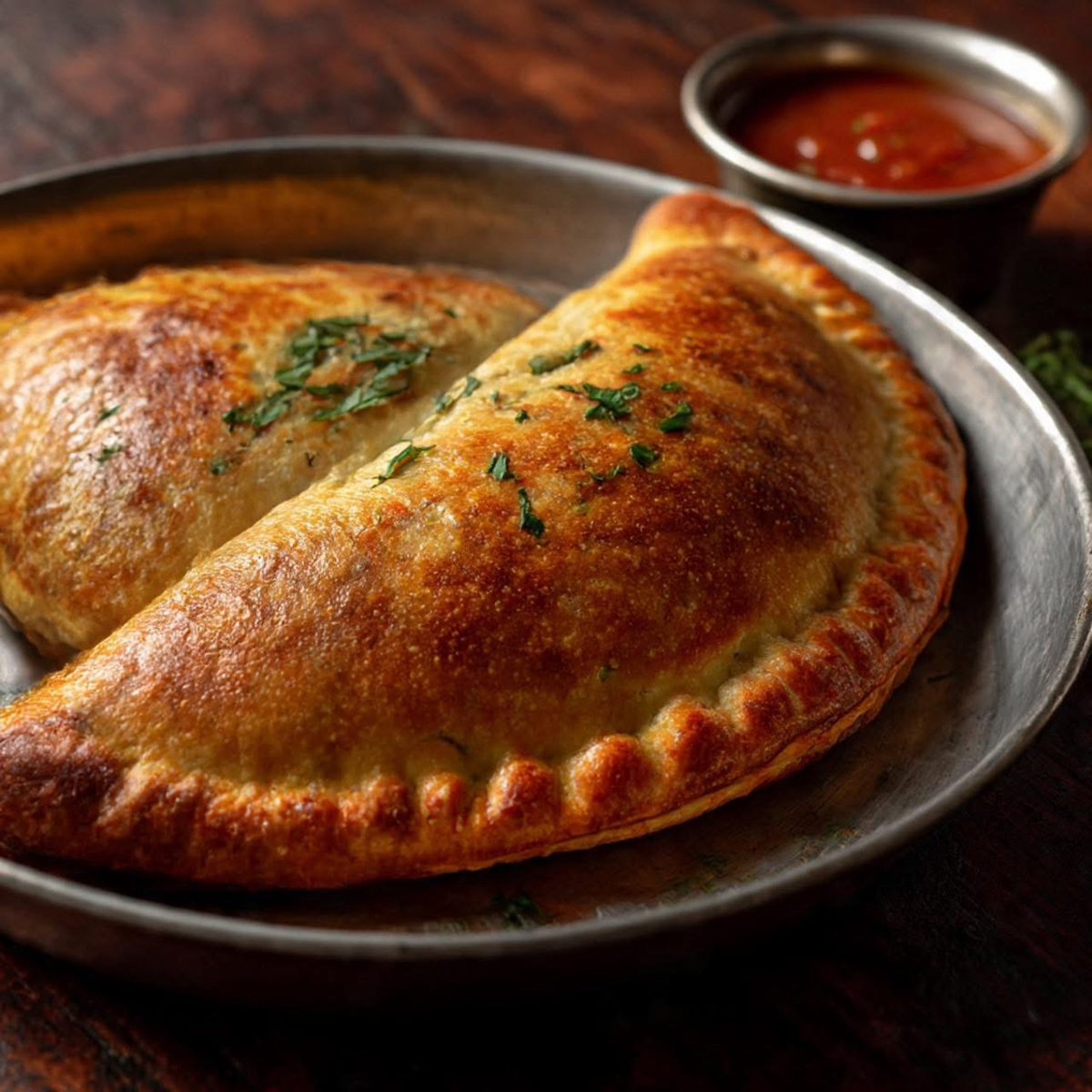 Calzone With Sauce, Cheese, And Up To 3 Additional Toppings