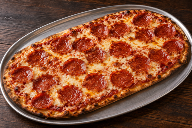 Flatbread Pizza (with Sauce, Cheese, And Up To 3 Toppings).