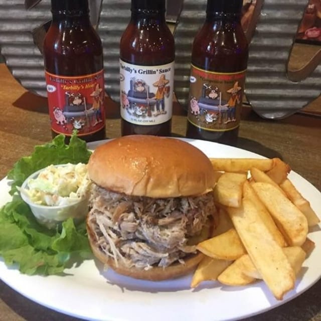 Pulled Pork Sandwich.