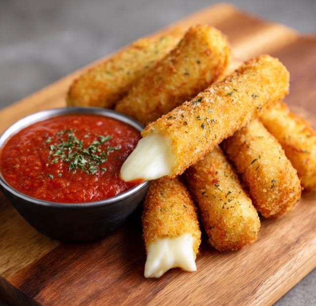 Fried Cheese Sticks.